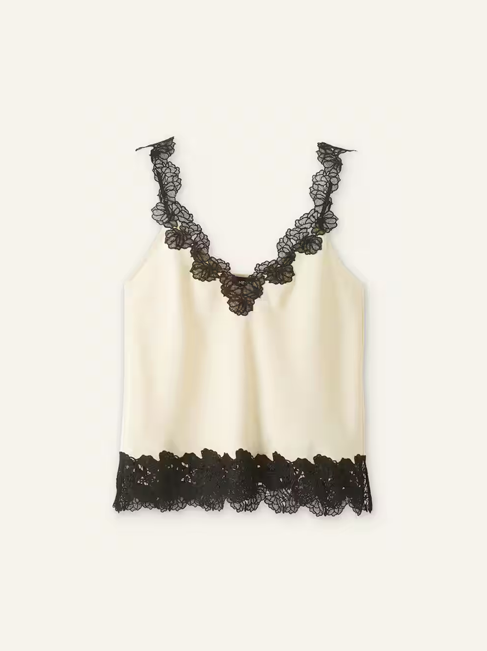 Me+Em floral lace trim cami top