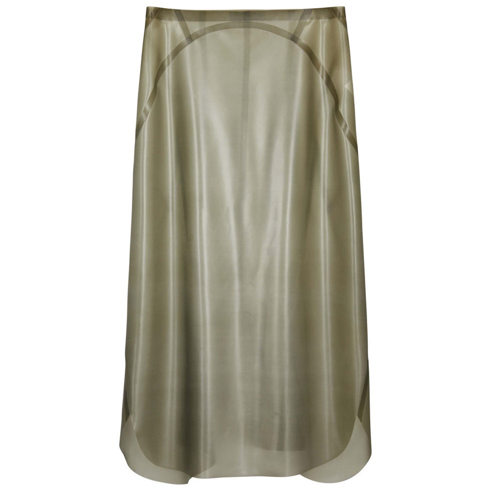 sheer latex skirt