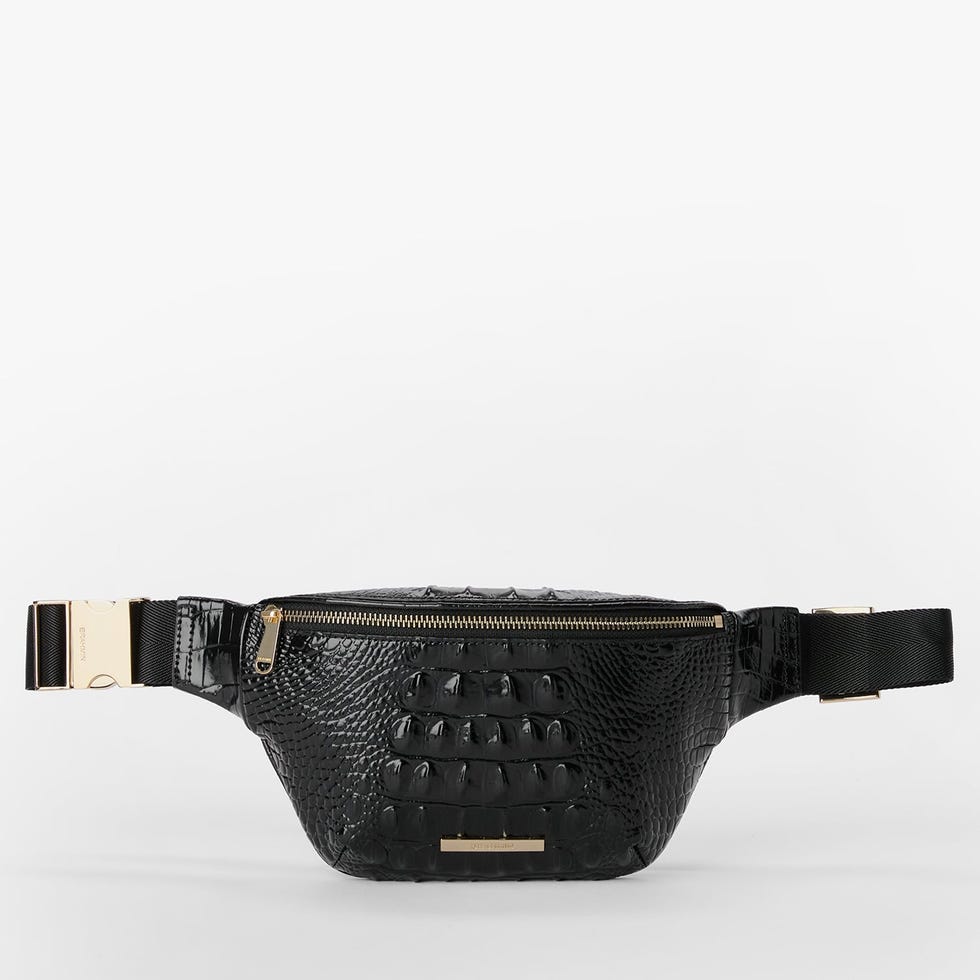Hollis Leather Belt Bag in Black Melbourne