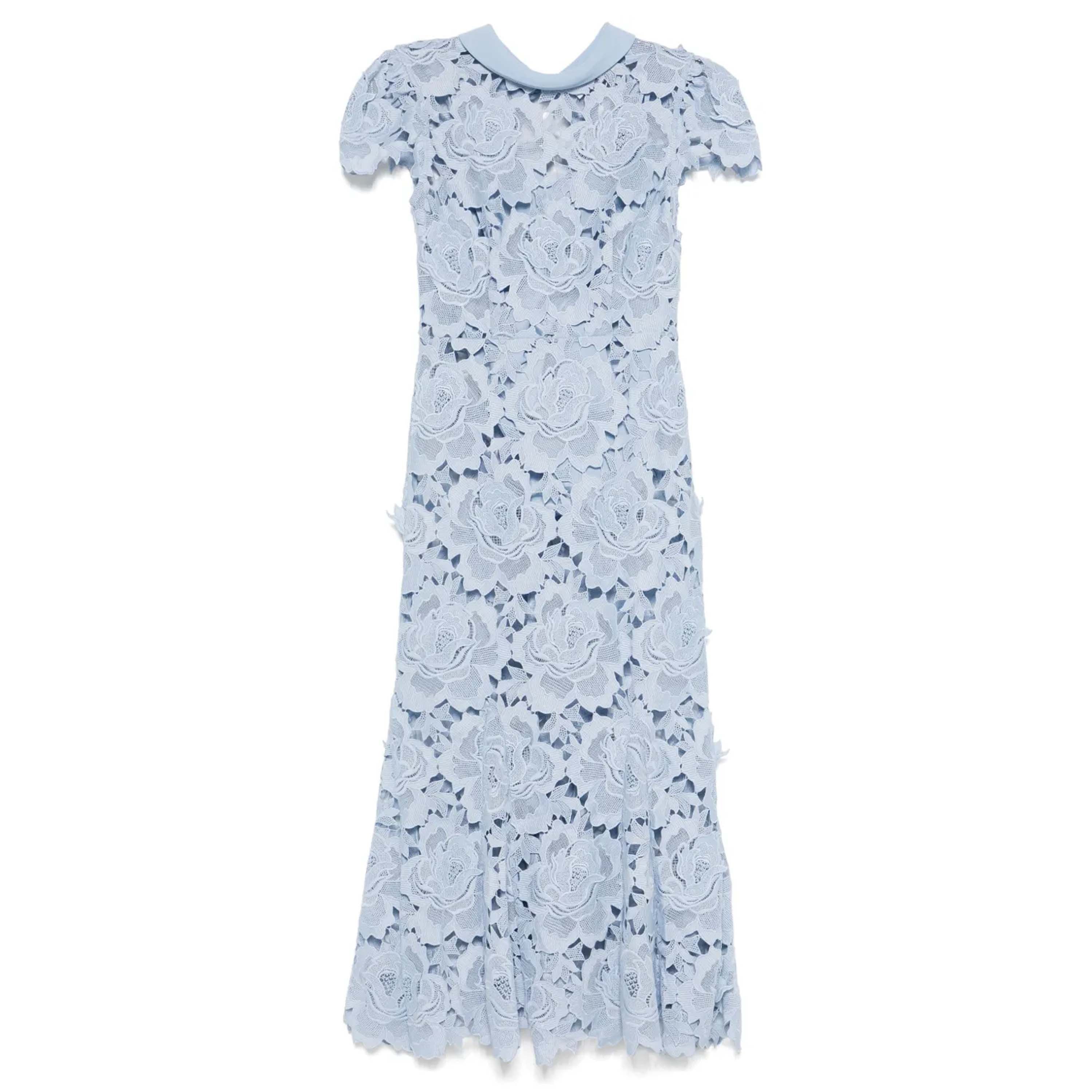 collared lace dress