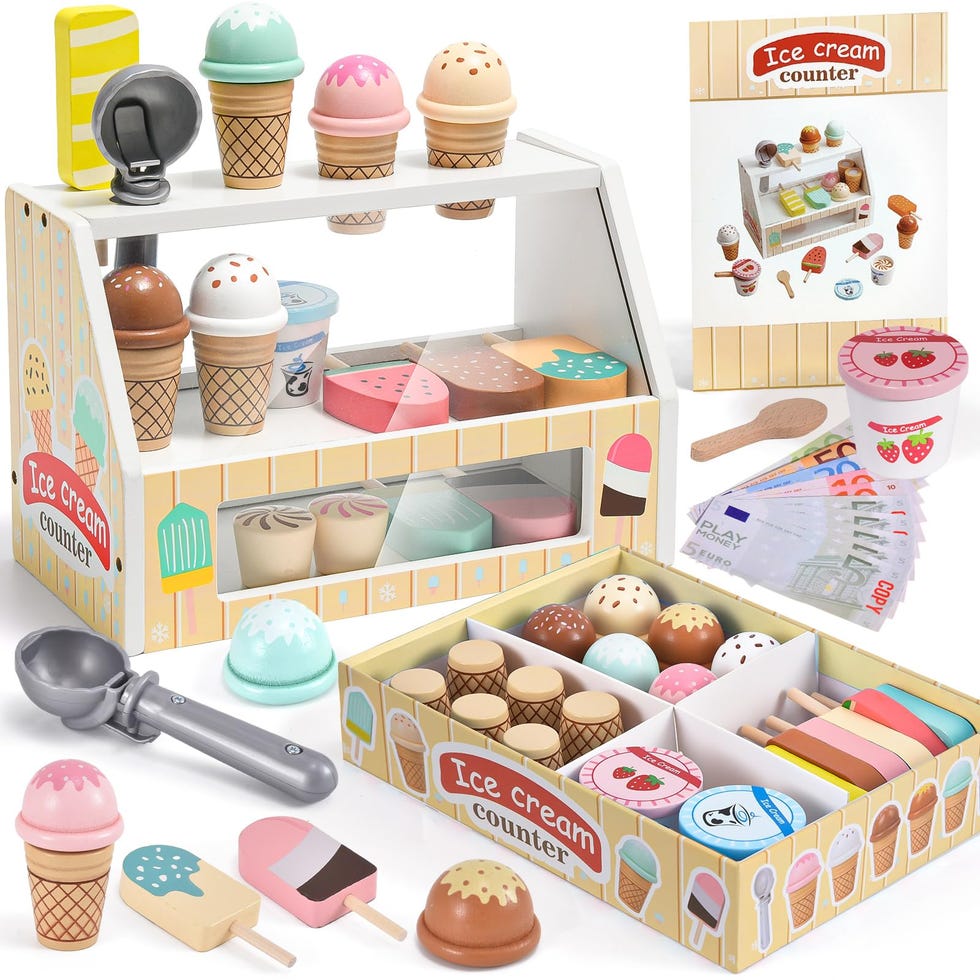 Wooden Ice Cream Set