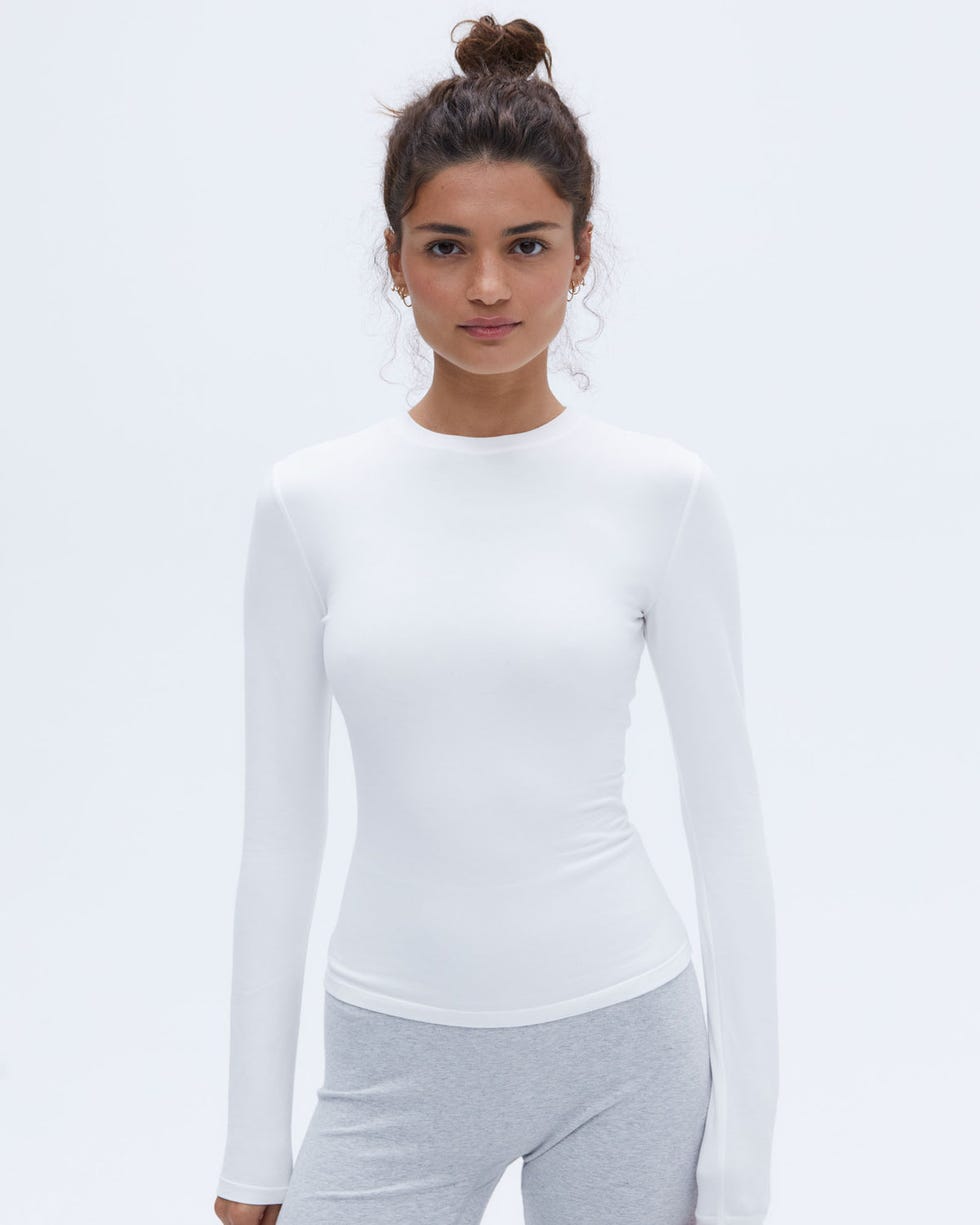 Cotton Long Sleeve Top