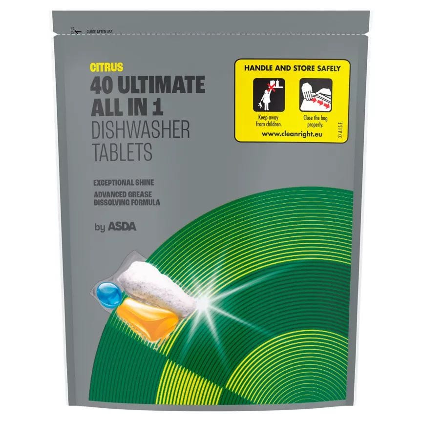 Ultimate All in 1 Citrus Dishwasher Tablets
