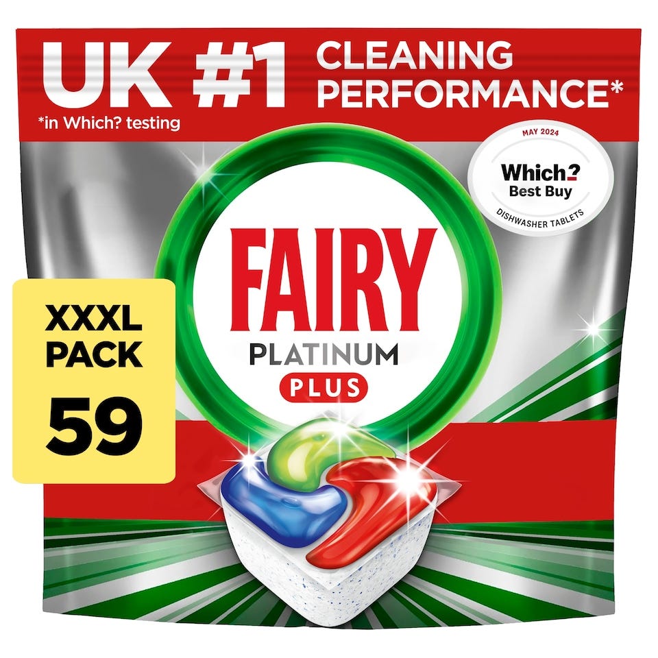 Platinum Plus All In One Dishwasher Tablets 