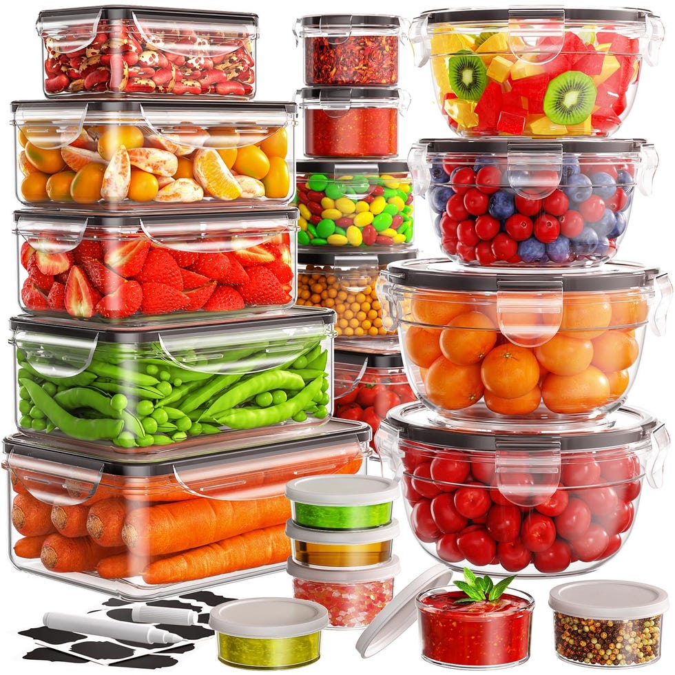 40-Piece Food Storage Containers with Lids Airtight