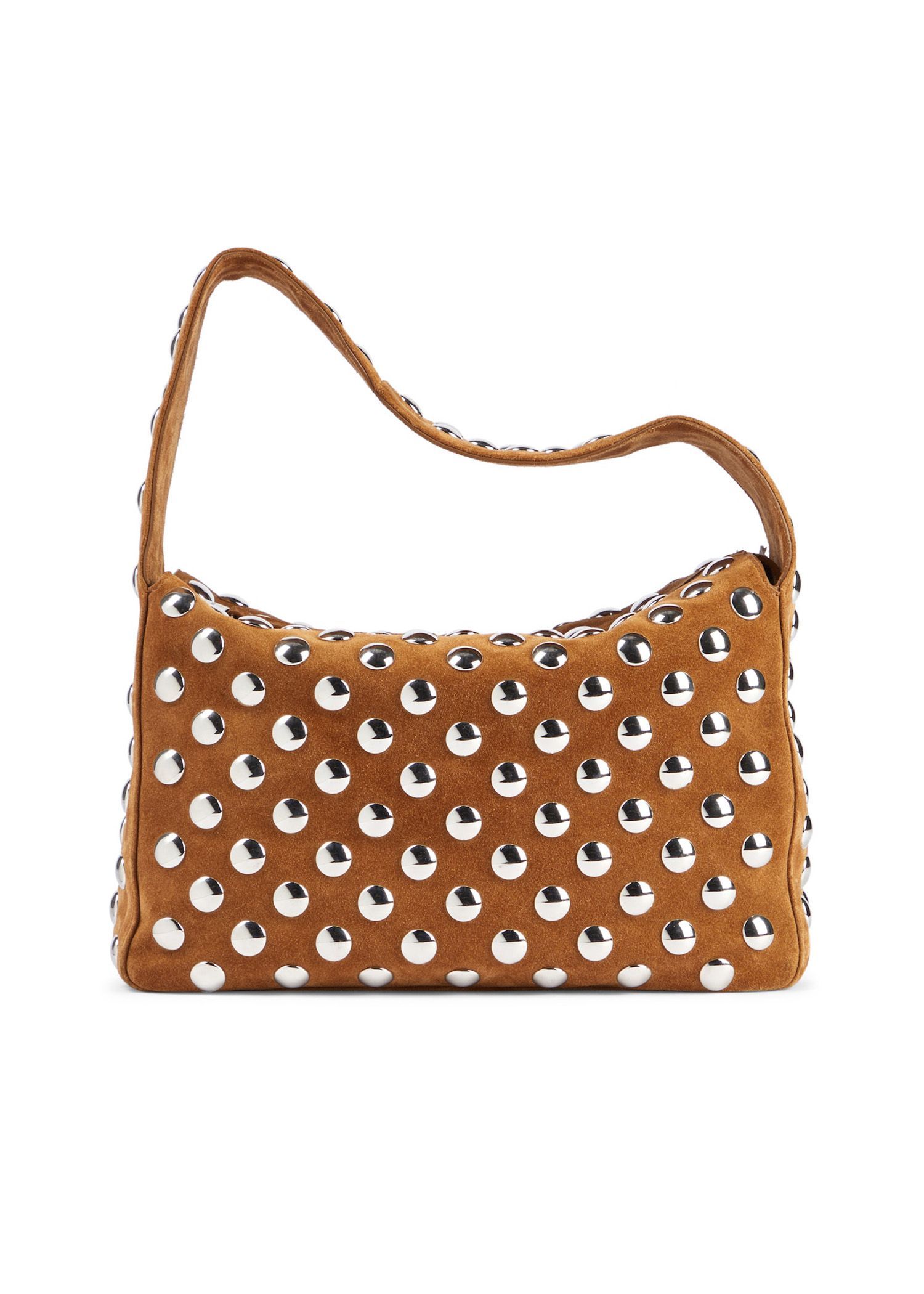 ショルダーバッグ・ポシェット Suede Studded Mini Bag Beige GIUNON ショルダーバッグ バッグ 4way suede mini pouch