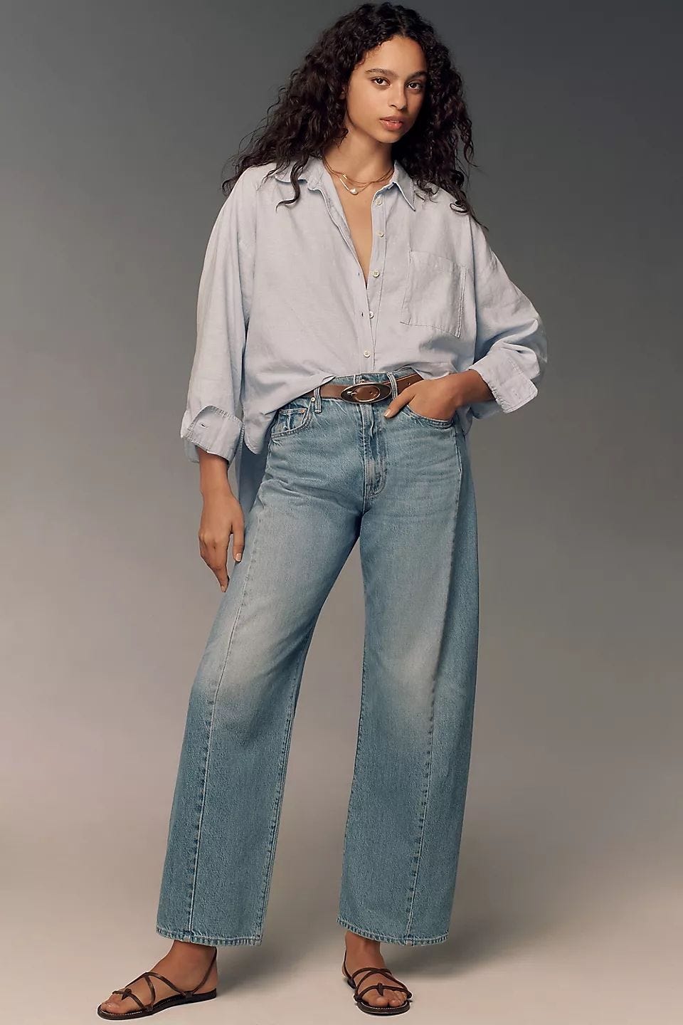 Bennet Buttondown Shirt by Maeve: Linen Edition