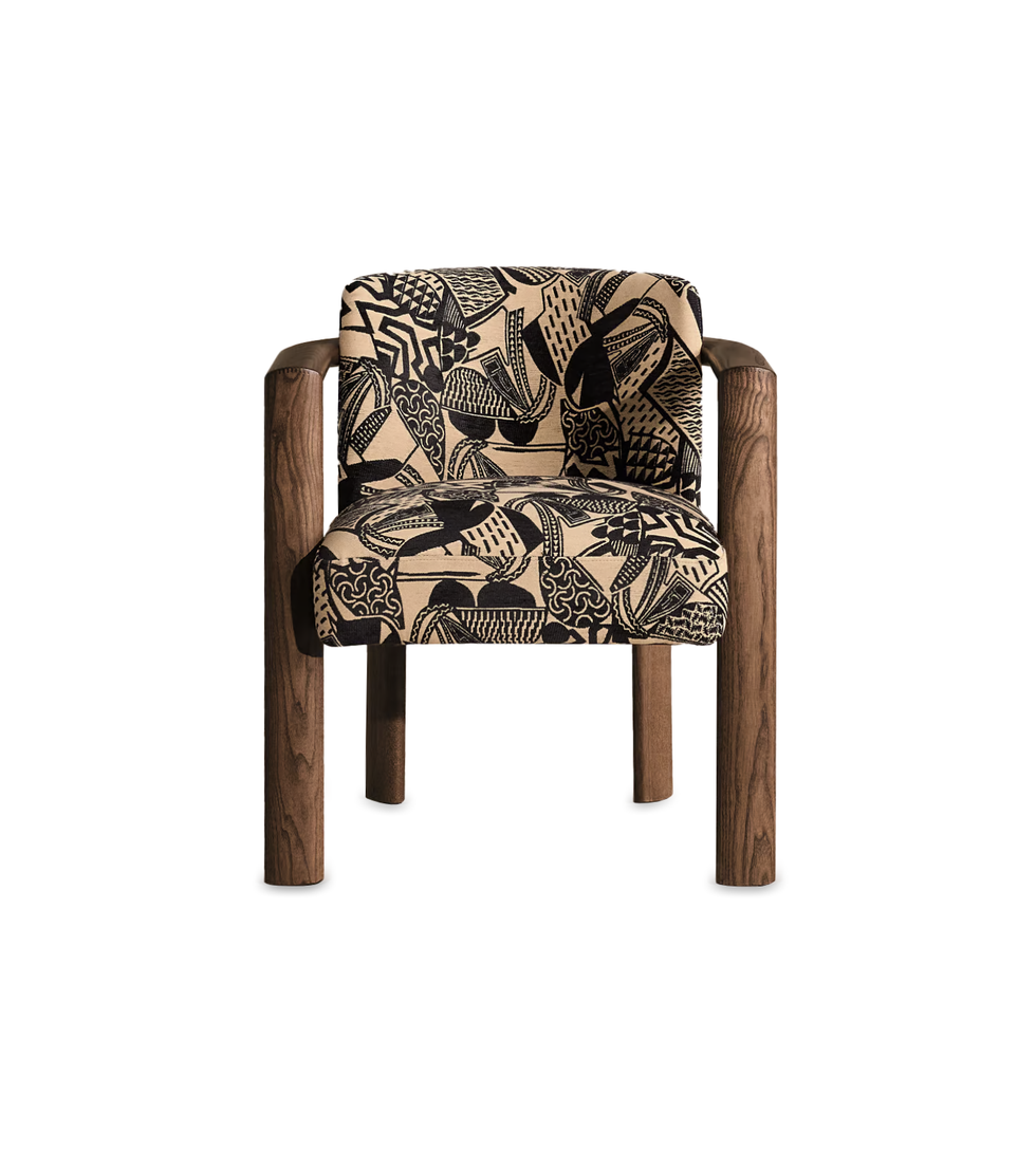 Aria Dining Chair, Daxton Jacquard