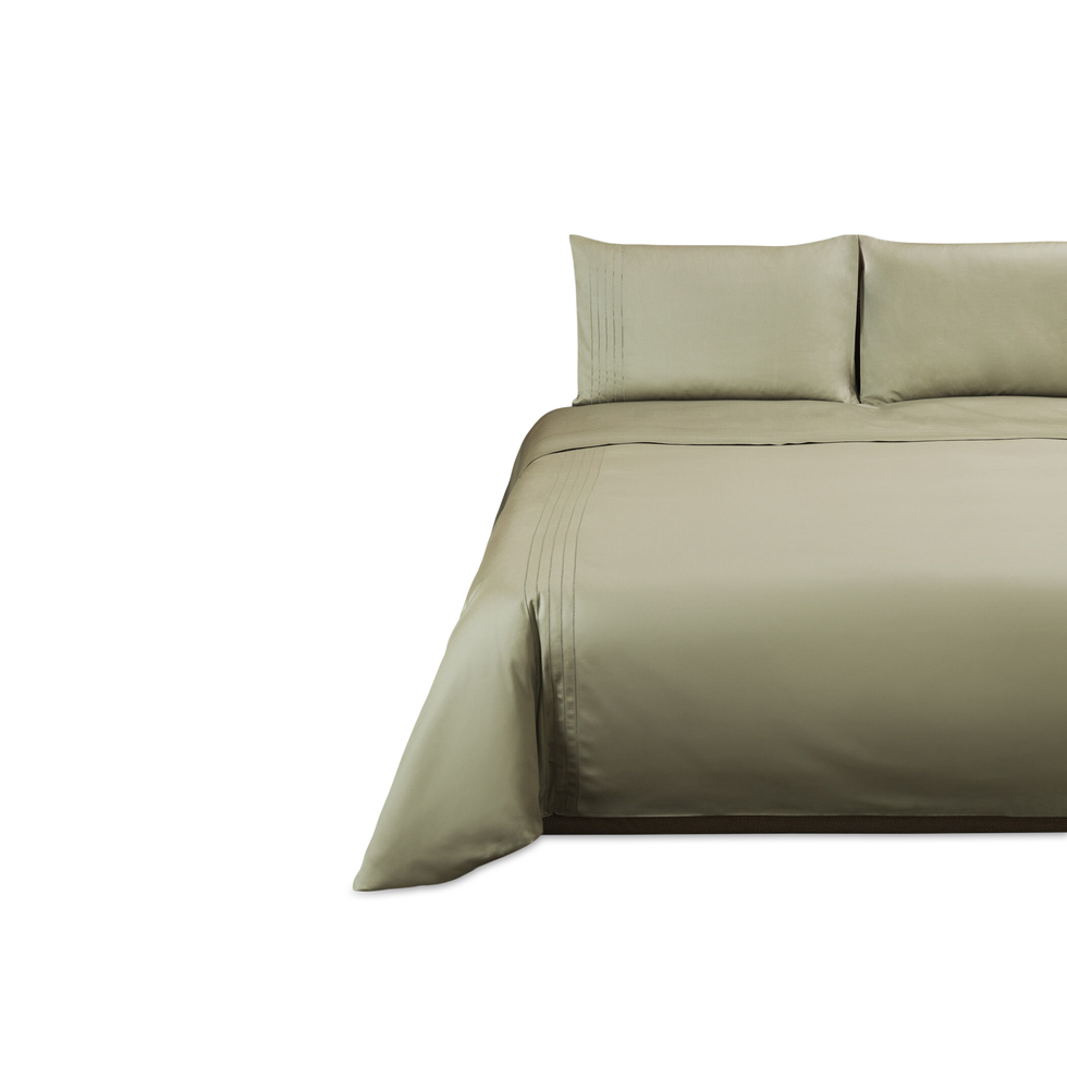 Lush Ajour Duvet Cover in Tranquil Green