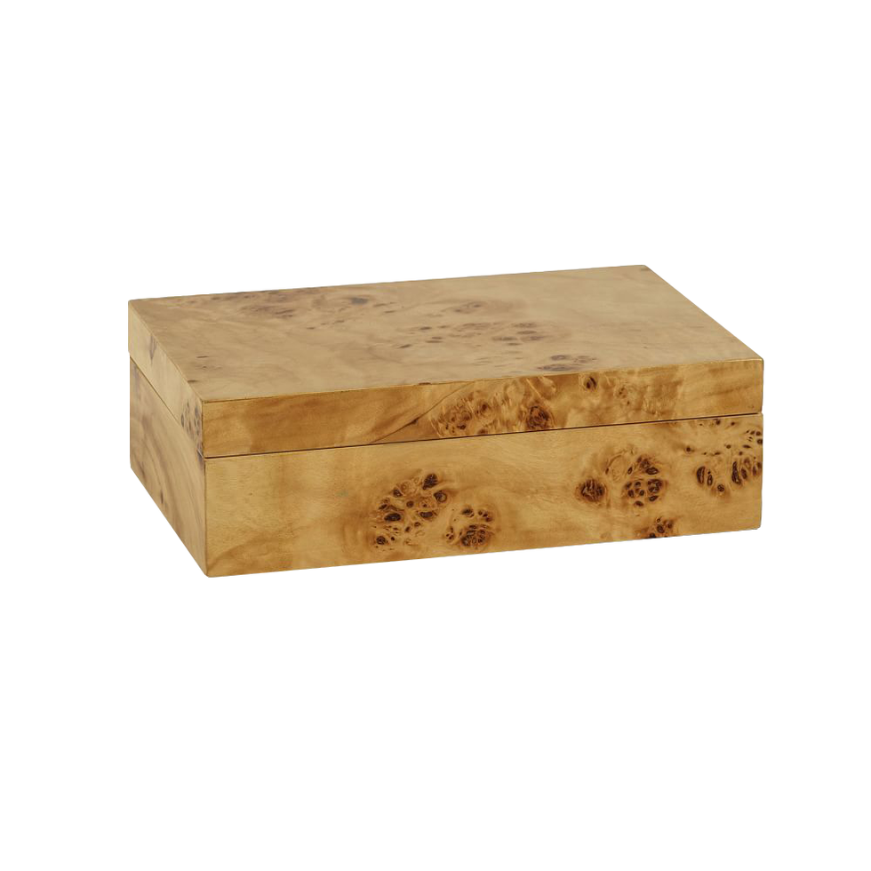 Burlwood Decorative Box