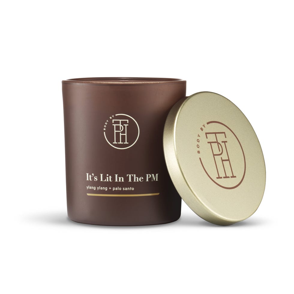 Body by TPH It’s Lit in the PM Aromatherapy Scented Soy Wax Blend Stress Relief Jar Candle 