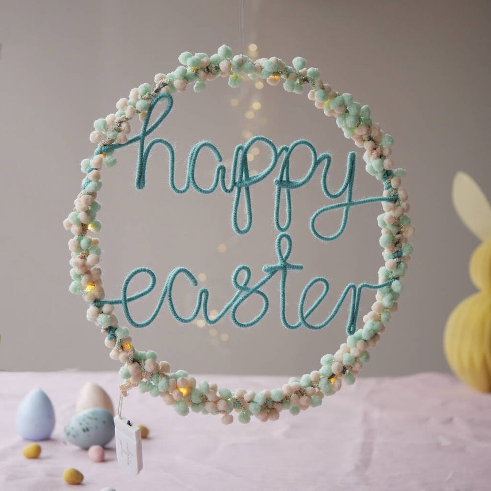 Happy Easter Wreath
