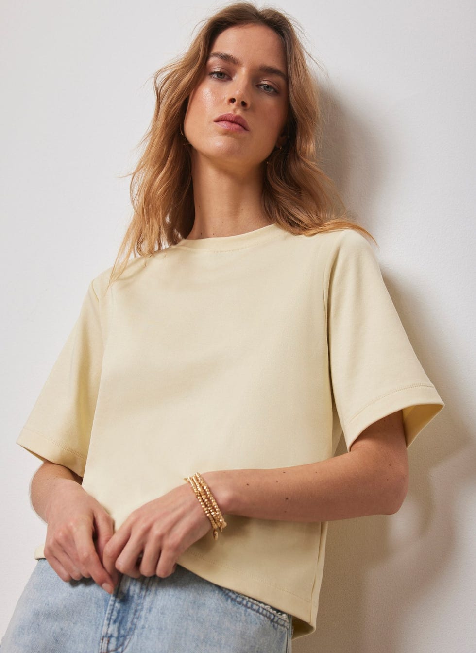 Yellow Cotton T-Shirt