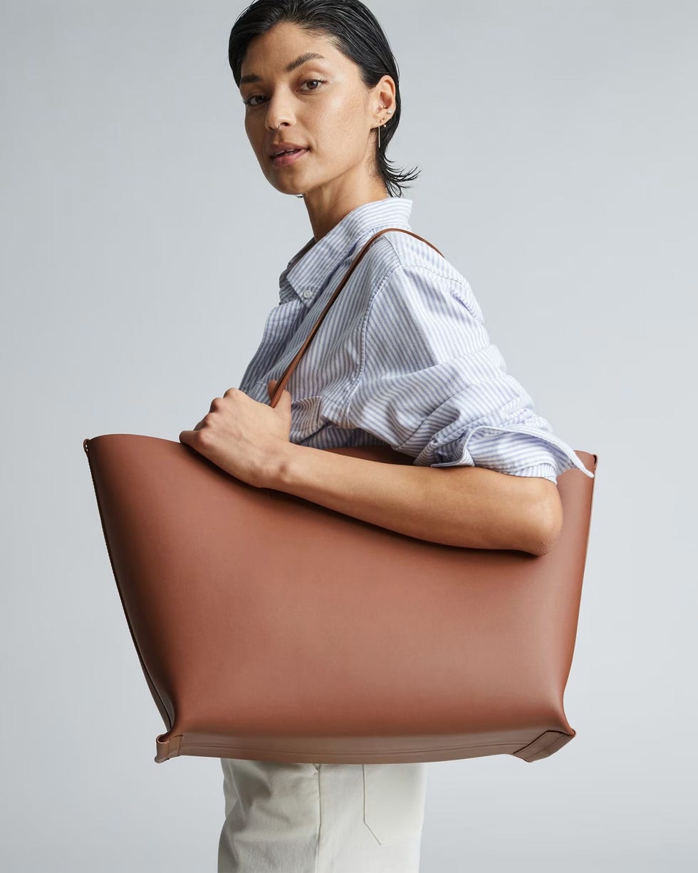 The Luxe Italian Leather Tote