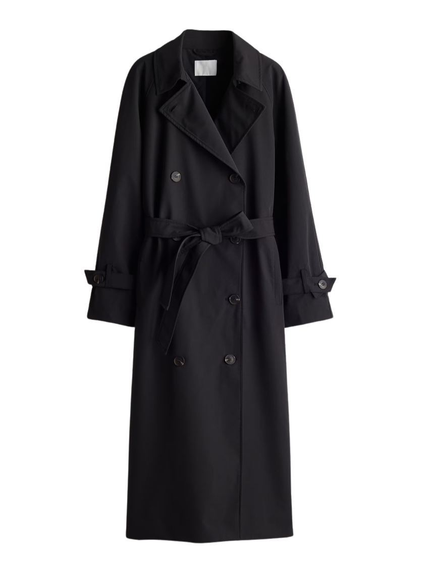 Double -breasted trench