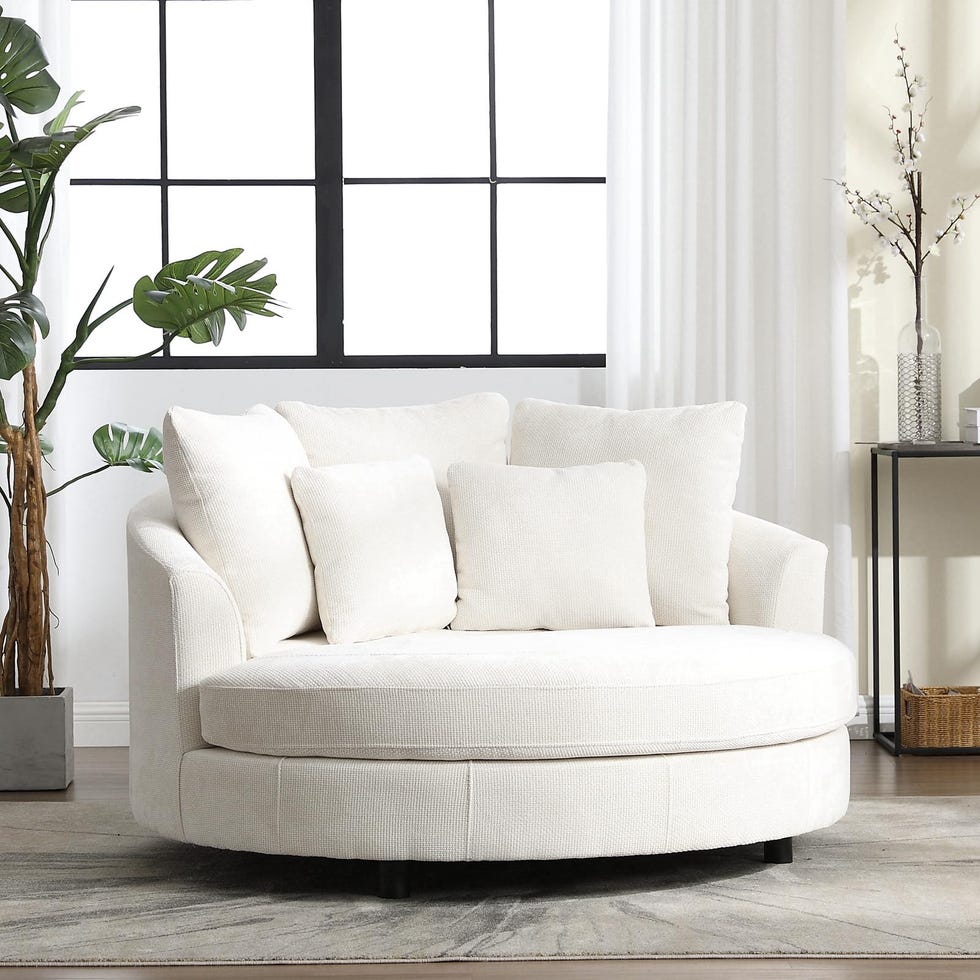 Oversized Accent Barrel Chair