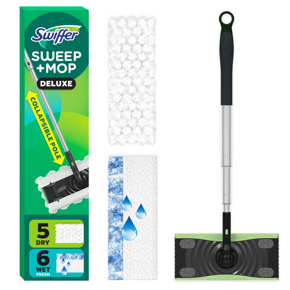 Sweep & Mop Deluxe 2-in-1 Floor Mopping and Sweeping Kit