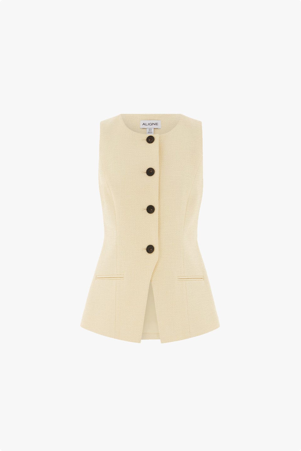 Leo Long Boucle Waistcoat