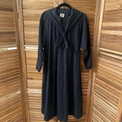 Vintage Laura Ashley Wool Flannel Sailor Dress