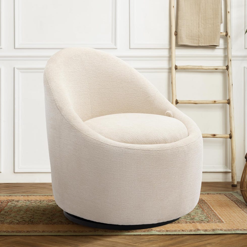 Barrel Swivel Accent Chair