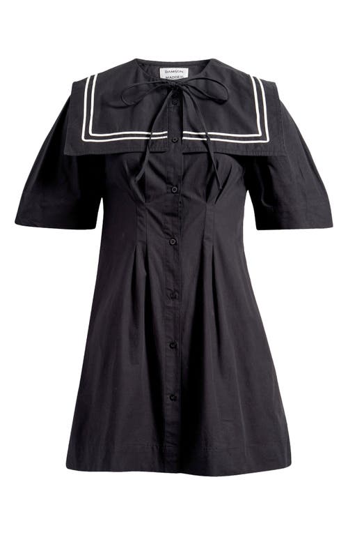 Organic Cotton Black Minidress