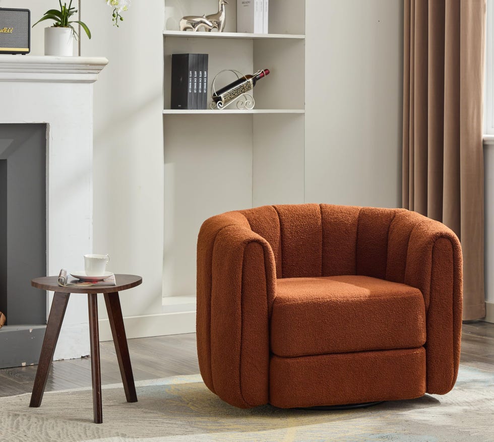Upholstered Swivel Chair