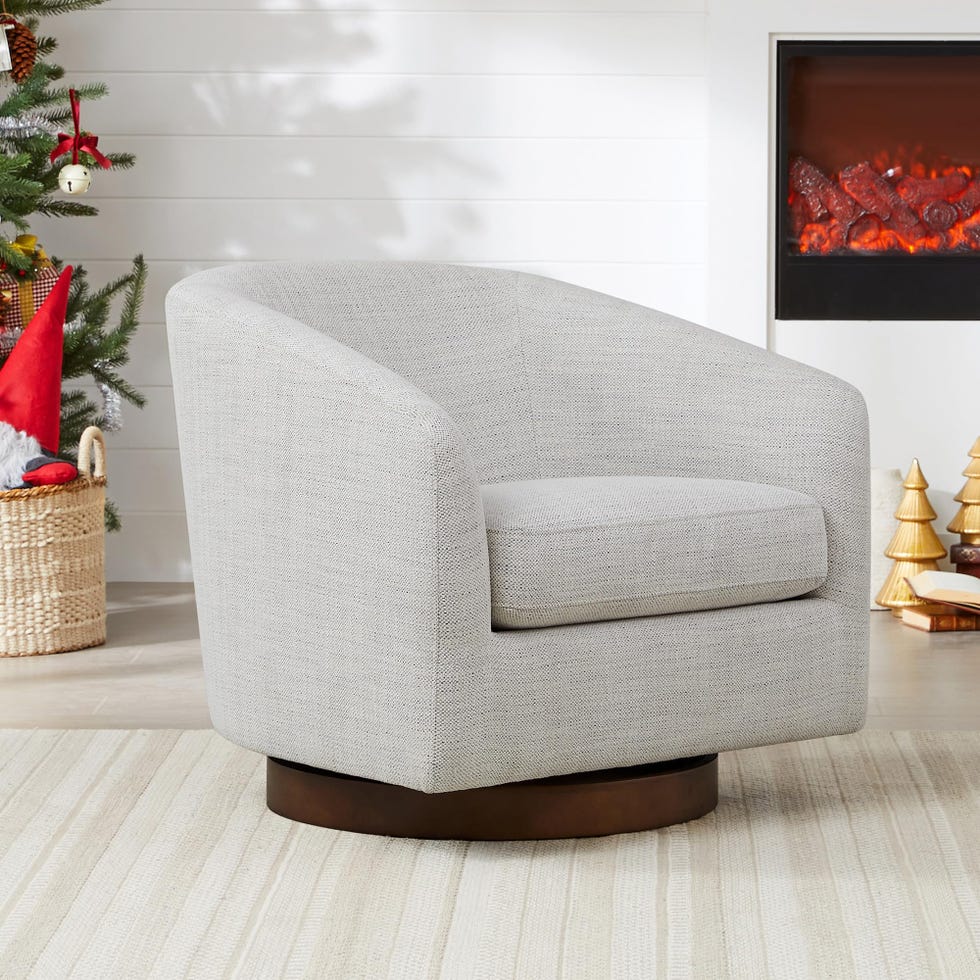 Round Swivel Accent Chair