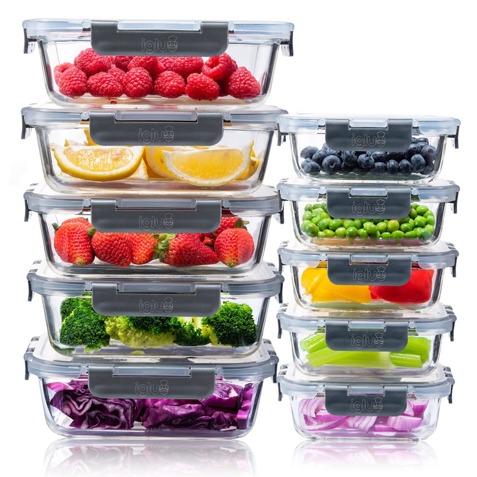Meal Prep Glass Food Storage Containers 