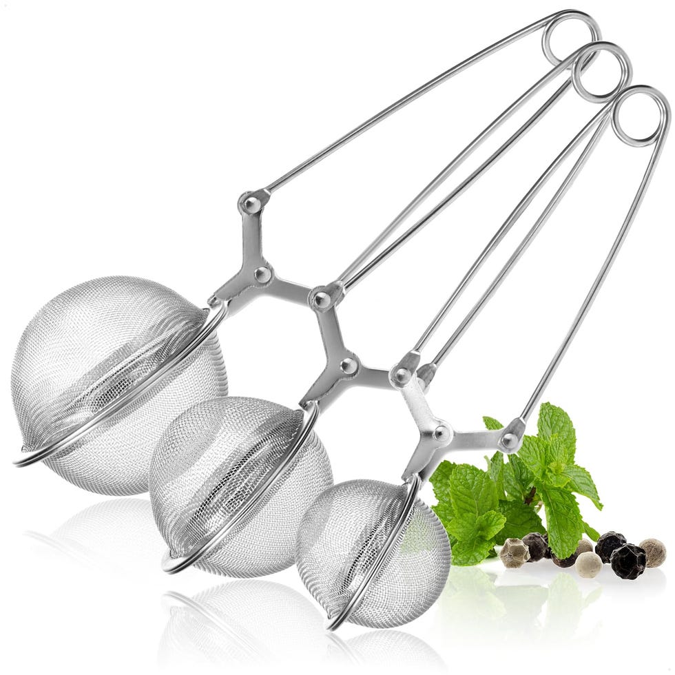 Pinzas para té de acero inoxidable