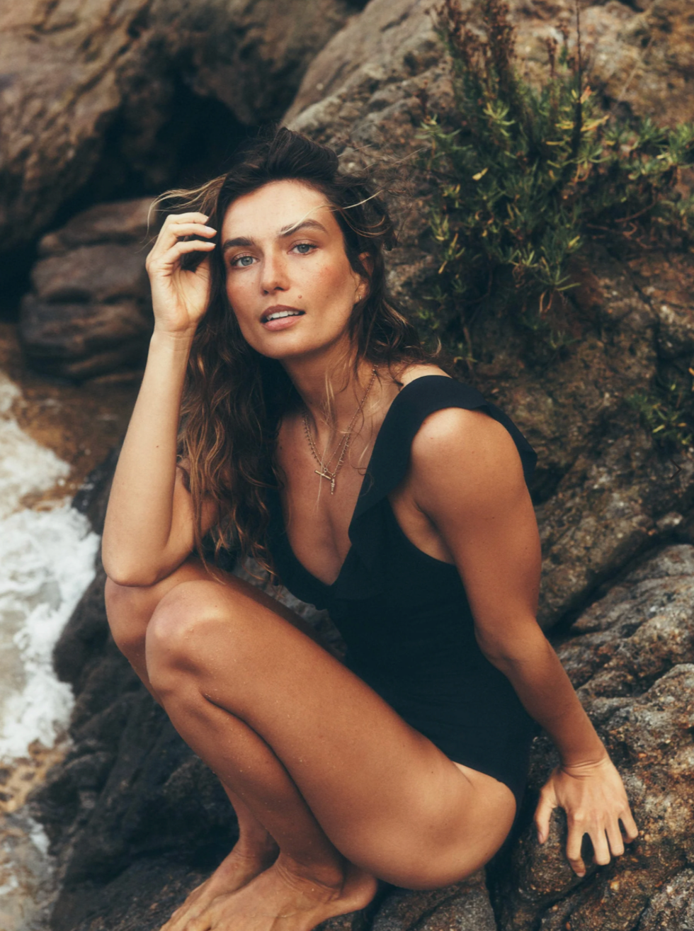 Evia Ruffle Swimsuit 