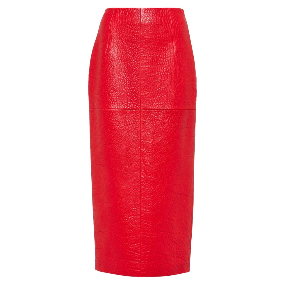 leather pencil skirt