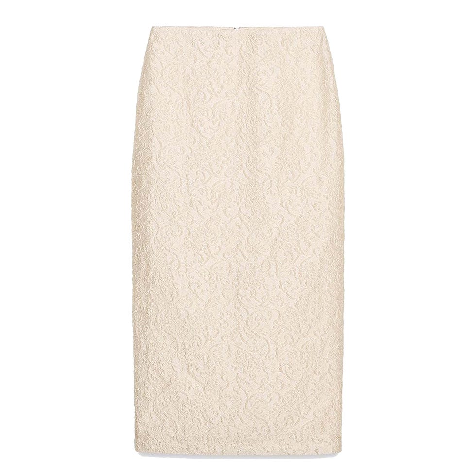 lace pencil skirt
