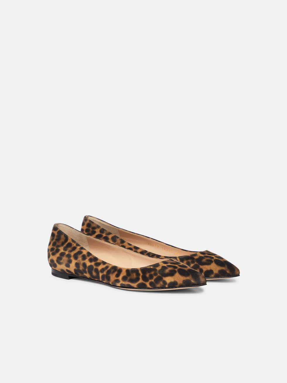 Gianvito Rossi leopard-print ballet flats