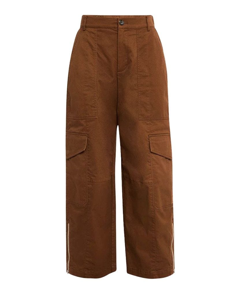 Cotton Twill Cargo Pants