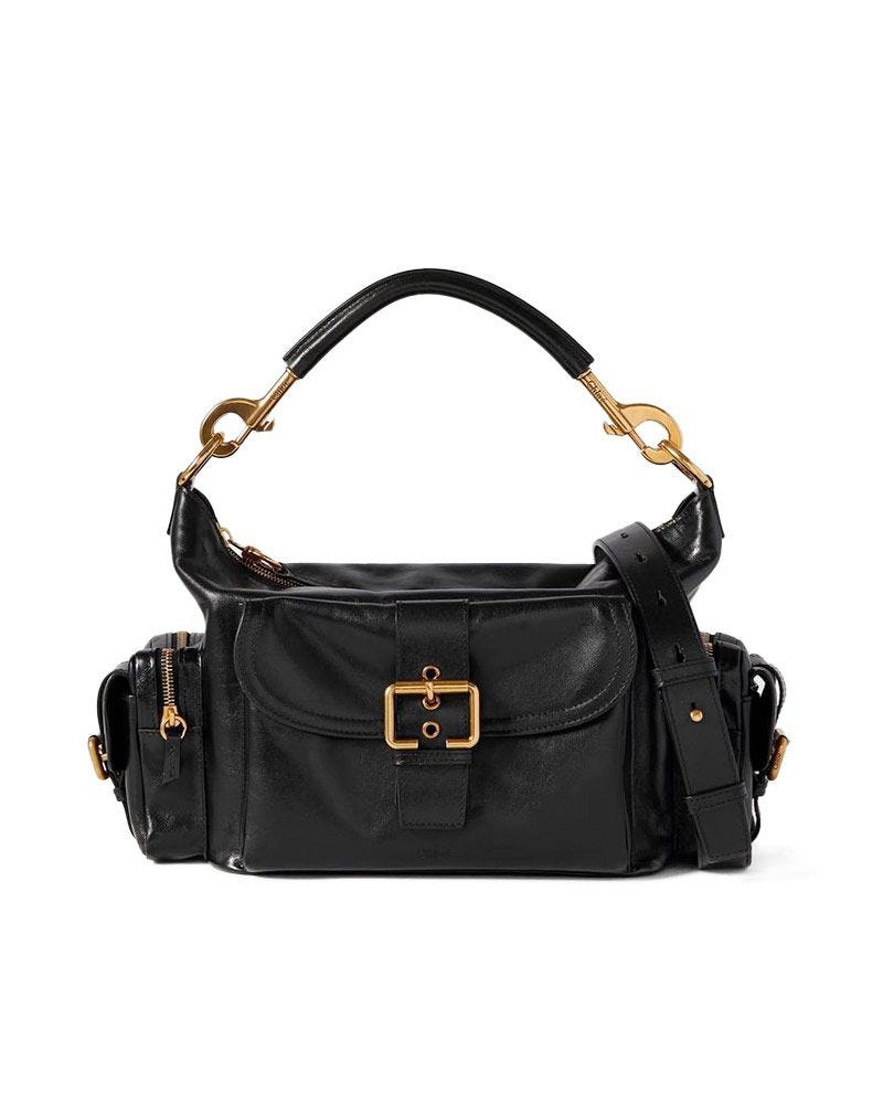 Camera Leather Shoulder Bag