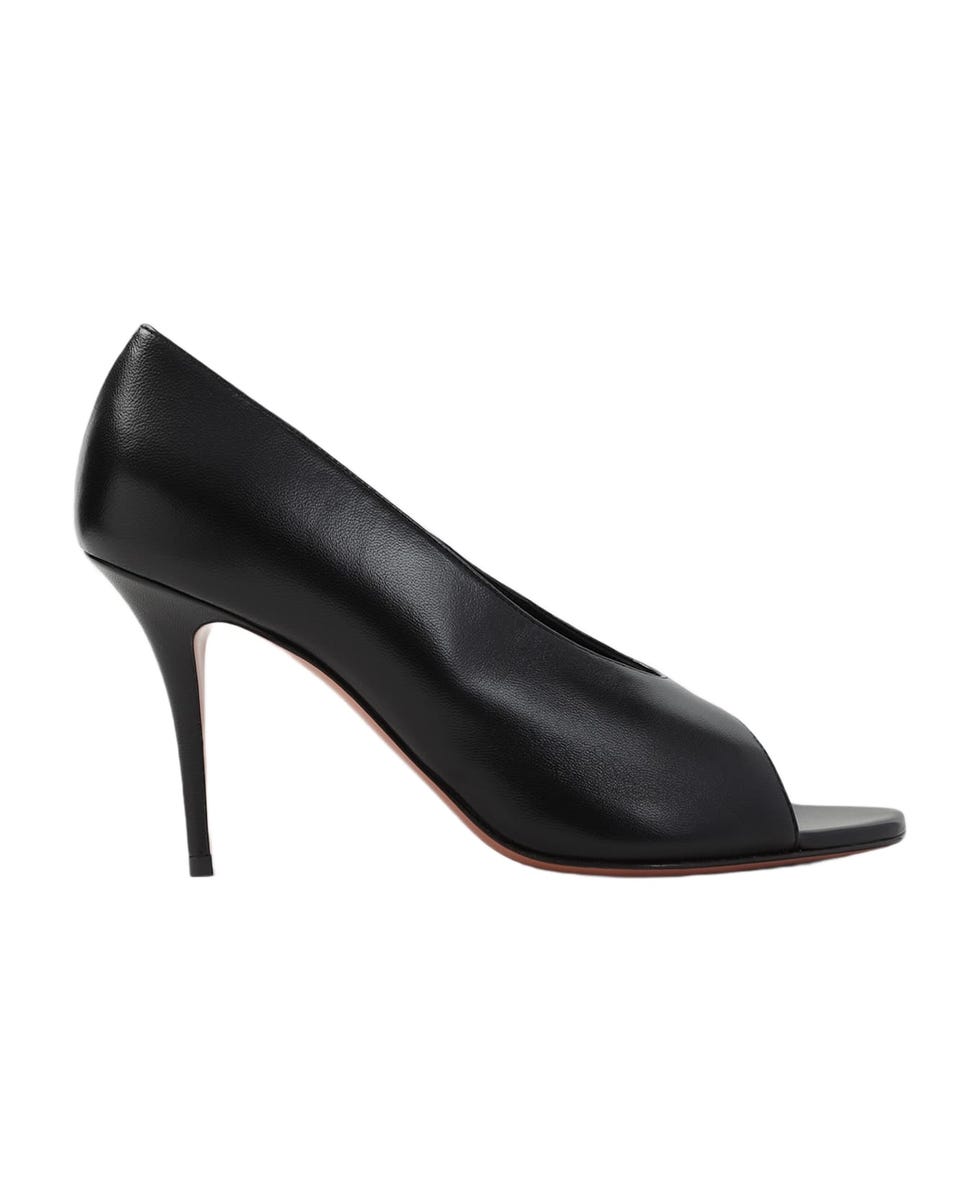Julianne 90 Peep Toe Nappa Pump