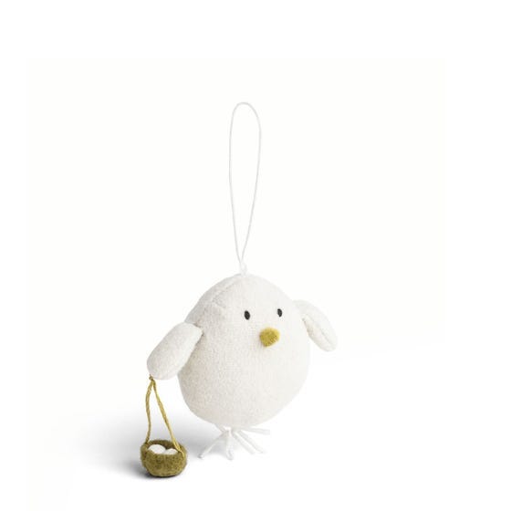 Little Chick Decoration White