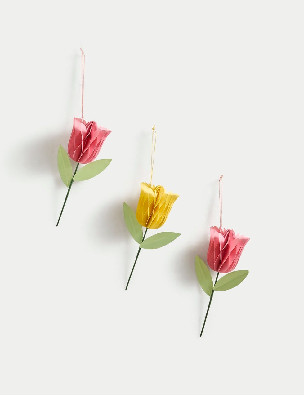 Paper Hanging Tulip Decorations