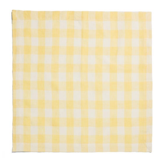 Butter Check Napkin