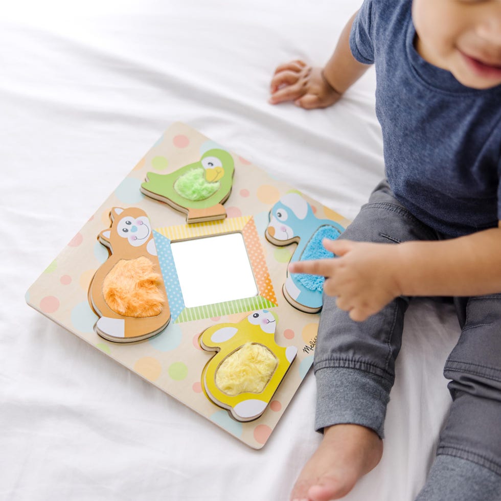 Melissa & Dou Wooden Touch and Feel Puzzle