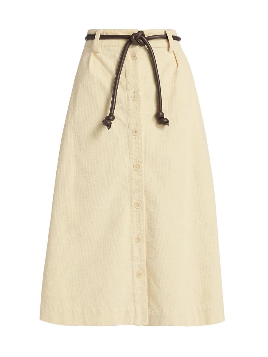 Women's Carine Corduroy Midi-Skirt