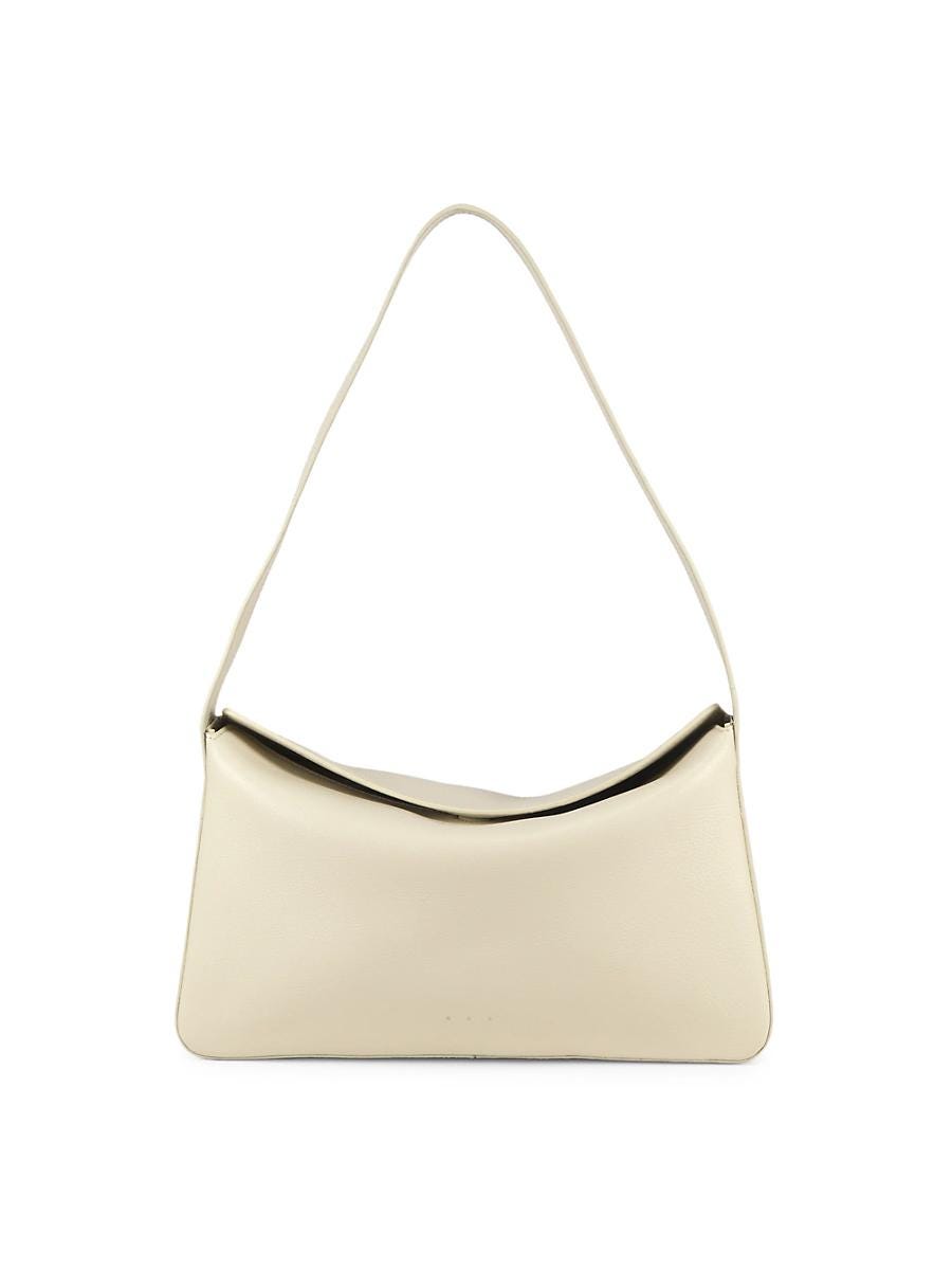 Baguette Leather Shoulder Bag 