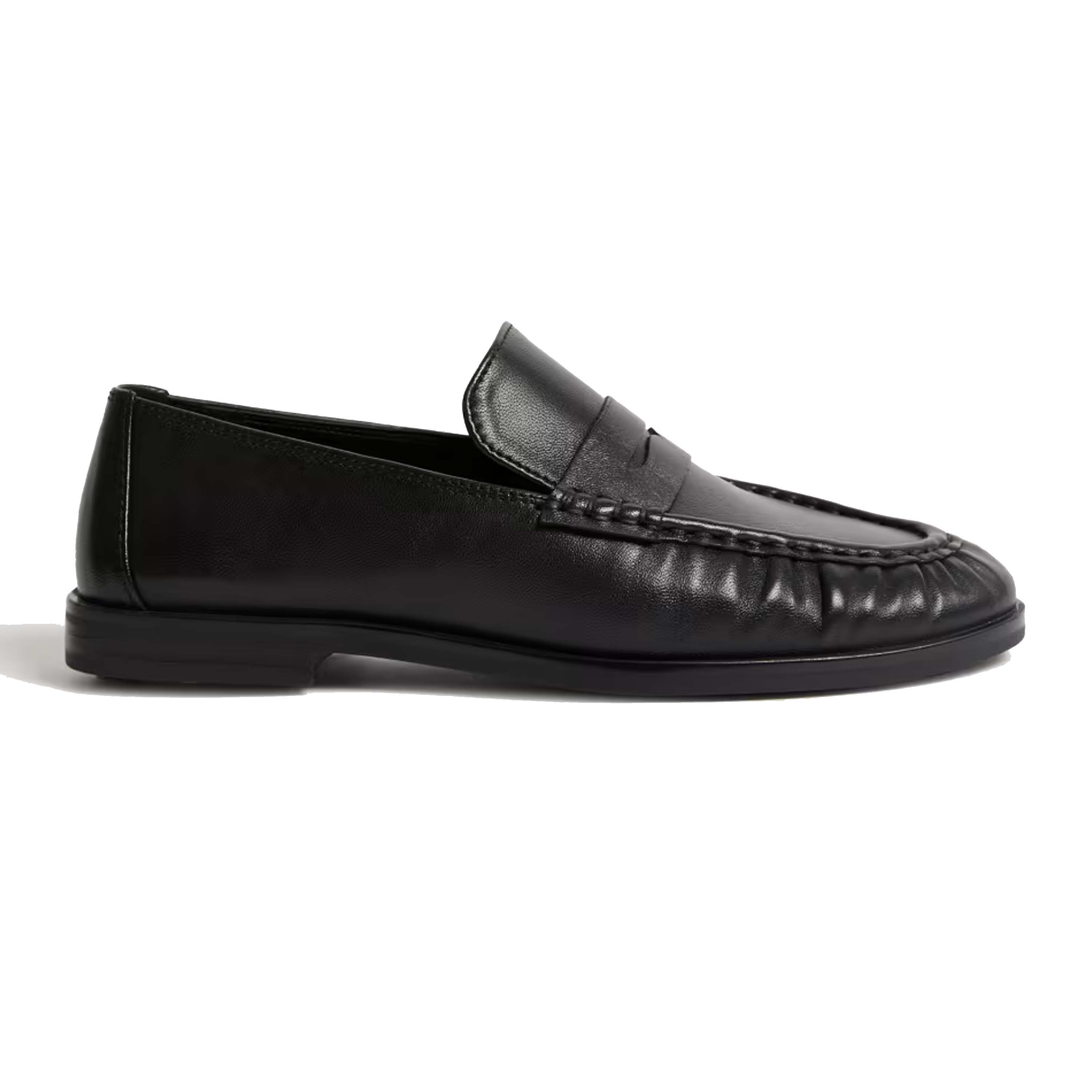 leather loafers