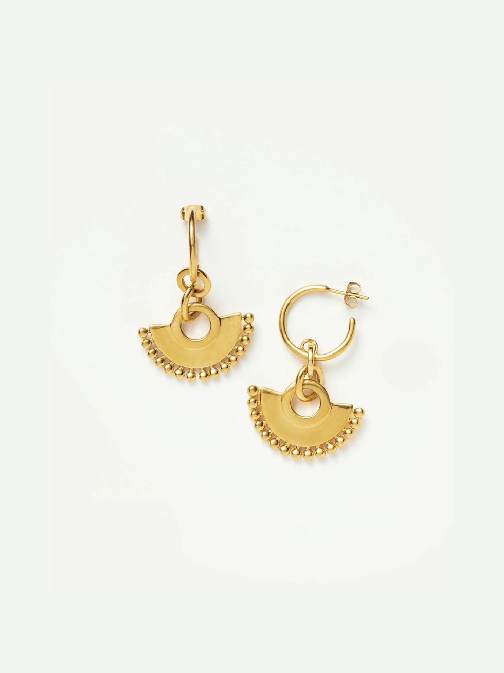 Missoma Zenyu fan chandelier hoop earrings