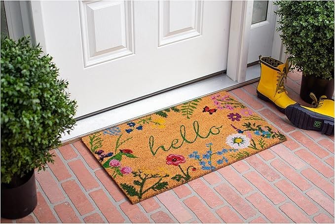 Floral Doormat