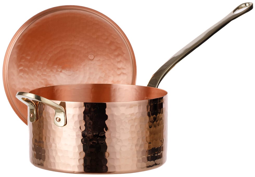 Hammered Copper Sauce Pan