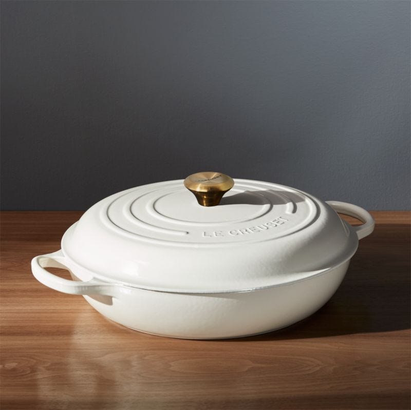 Signature Five-Quart Enameled Cast Iron Braiser 
