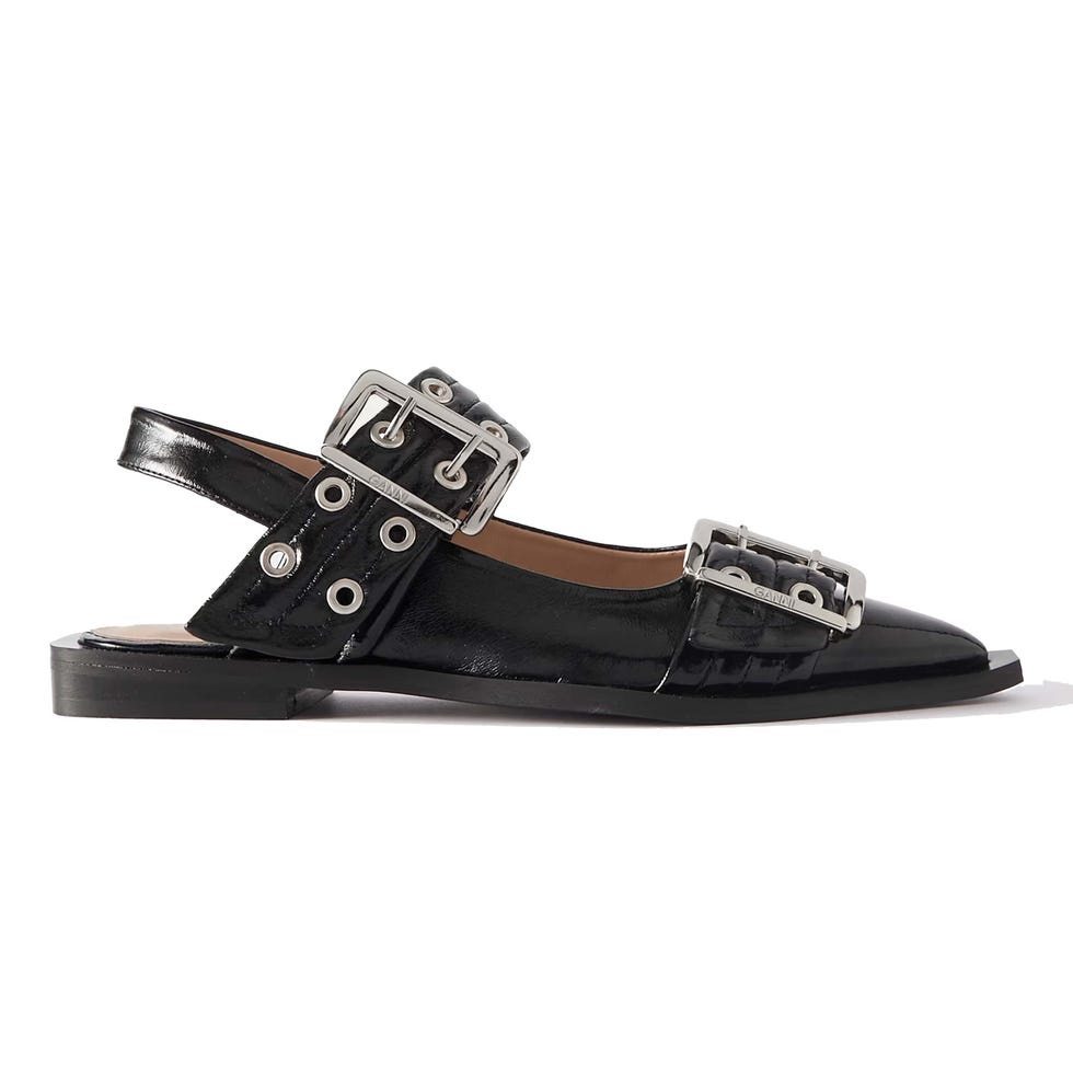 buckle ballerinas