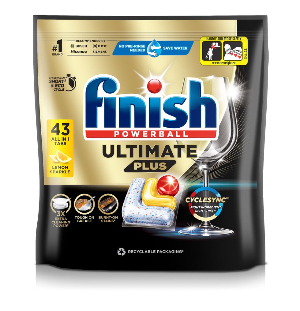 Ultimate Plus Infinity Shine Dishwasher Tablets