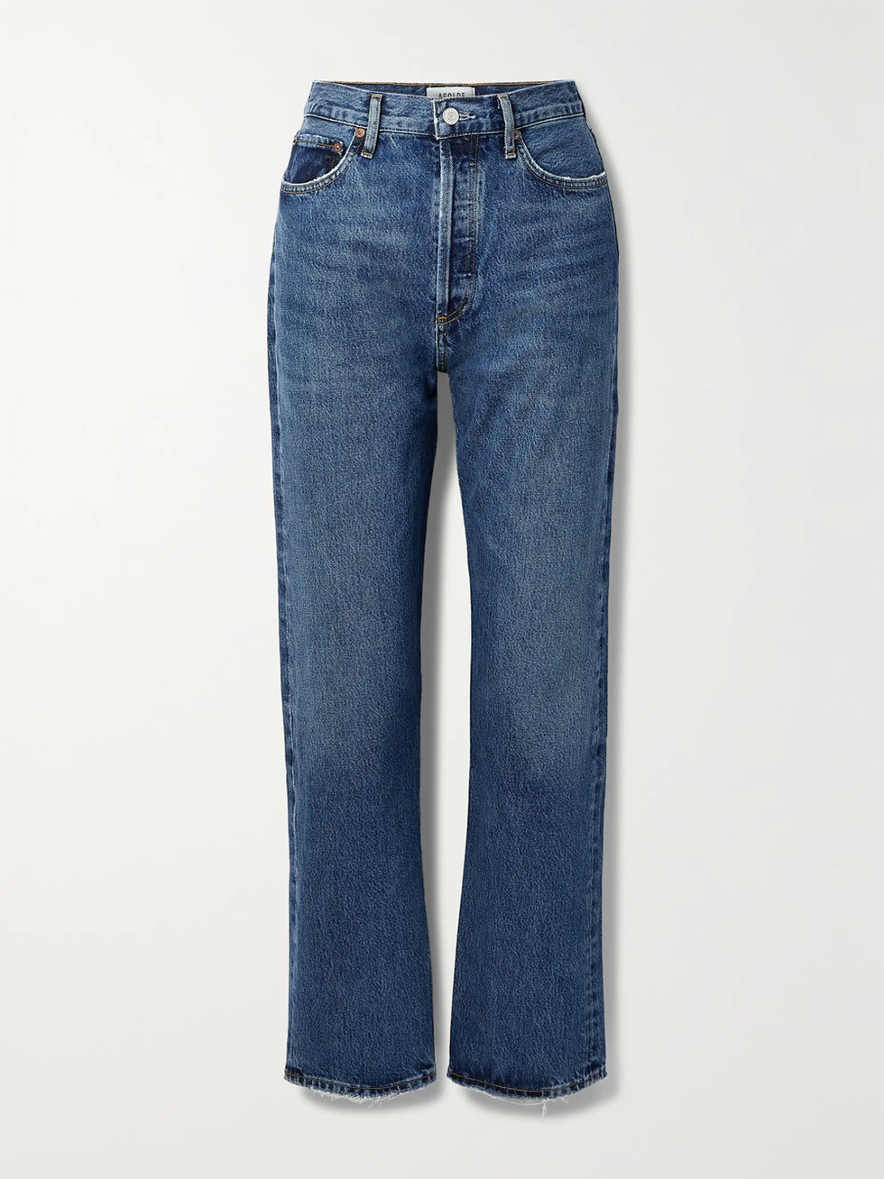 Agolde '90s pinch waist high-rise straight-leg organic jeans 
